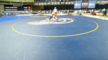 Boys 3A 126 lbs Cons. Round 4 - Chance Aparis, Silas vs Aven Andersen, Stanwood