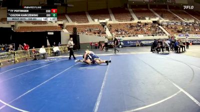 165-D3 Champ. Round 1 - Colton Karczewski, Crismon High School vs Ty Pottinger, Cactus Shadows High School