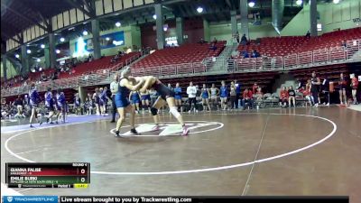 170 lbs Round 4 (8 Team) - Gianna Falise, Eaglecrest vs Emilie Burki, Papillion-La Vista South Girls