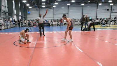 130 lbs Round 3 - 12:00pm Friday - Kiah Locust, Backyard Brawlers vs Maximus Grafenstine, Nauman Green