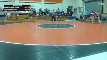 157 lbs Round 1 (6 Team) - Christian Peterson, Gypsum-Southeast Of Saline HS vs Tucker Simpson, Easton-Pleasant Ridge HS