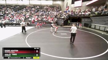 6A 135 lbs Quarterfinal - Sadie Ashton, Mountain Ridge vs Hailey Tibbs, Herriman