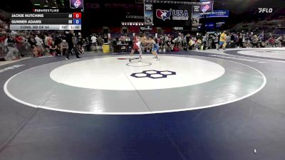 120 lbs Cons. Rd Of 64 - Jackie Hutchins, AR vs Gunner Adams, OH