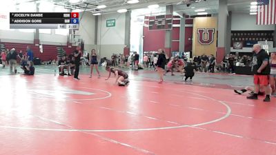 116 lbs Semifinal - Jocelyn Danbe, Rednose vs Addison Gore, Raw