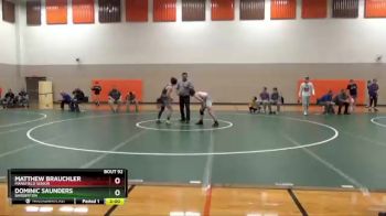 144 lbs Champ. Round 1 - Dominic Saunders, Barberton vs Matthew Brauchler, Mansfield Senior