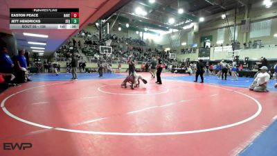 138 lbs Cons. Round 2 - Jett Hendricks, Sequoyah vs Easton Peace, BARTLESVILLE