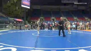 100 lbs Round Of 32 - Nicholas Lawrensen, Ohio vs Kolter Burton, Idaho