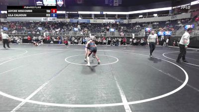 96.6-106 lbs Consi Of 4 - Jaycee Wiscombe, Trailhands vs Lila Calhoun, Petersburg Wrestling Club