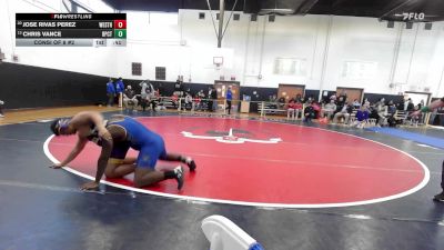 285 lbs Consi Of 8 #2 - Jose Rivas Perez, Westhill vs Chris Vance, Bridgeport Co-op