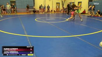 121 lbs Round 2 - Camile Bribiesca, Dodge City Training Center vs Alinah Ultreras, Maize Wrestling Club