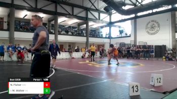 112-118 lbs Quarterfinal - Maximus Walker, Tecumseh Wrestling Club vs Nathan Fisher, Cahokia