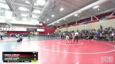 140 lbs Champ. Round 2 - Mashal Shirzad, Mt Diablo High School vs Rasheed Salemi, Granada High School