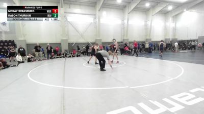 138 lbs Cons. Rd Of 32 - Kason Thurson, Mountain View vs Mckay Strasburg, Weber
