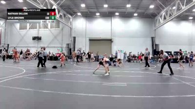 76 lbs Round 1 - Nathan Dillon, Smitty`s Barn vs Lyle Brown, CRWA