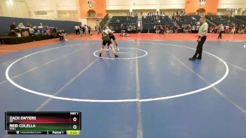 184 lbs Cons. Round 4 - Reid Colella, TCNJ vs Zach Swyers, RIT
