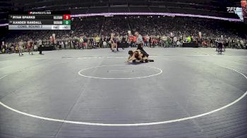 D3-157 lbs Cons. Round 2 - Xander Randall, Muskegon Orchard View vs Ryan Sparks, Allegan