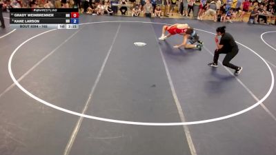 165 lbs Champ. Round 3 - Grady Weinbrenner, MN vs Kane Larson, MN