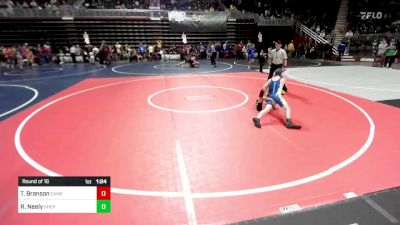 98 lbs Round Of 16 - Tatum Branson, Camel Kids WC vs Ryder Neely, Shepherd WC