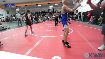 80 lbs Quarterfinal - Chase Gabbard II, Raw Wrestling Club vs Maisyn Hulbutta, Mojo Grappling Academy