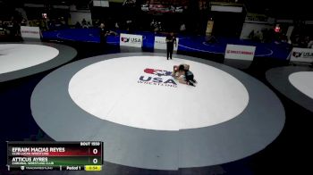 138 lbs Cons. Round 2 - Atticus Ayres, Cardinal Wrestling Club vs Efraim Macias Reyes, Club Lucha Wrestling