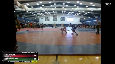 157 lbs Finals (2 Team) - Aaron Nelson, Ithaca vs Abel Brunk, Messiah