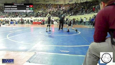 100 lbs Round Of 64 - Carson Jardot, Perry vs Austin Thather, Wagoner