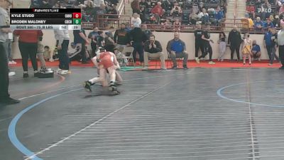 75_B lbs Consi Of 16 #1 - Kyle Studd, Canon McMillan vs Broden Maloney, Cochranton