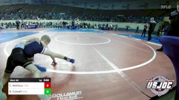 46 lbs Final - Christopher Waitkus, Team Tulsa Wrestling Club vs Brady Culwell, Dodge City Wrestling Academy