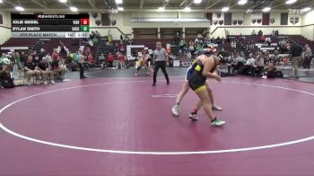 JV-23 lbs 5th Place Match - Rylan Smith, Cascade vs Jolie Seidel, Vinton-Shellsburg