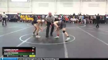 126 lbs Round 3 (6 Team) - Landen Duncan, Western Reserve vs Dalton Monger, Nauman Black