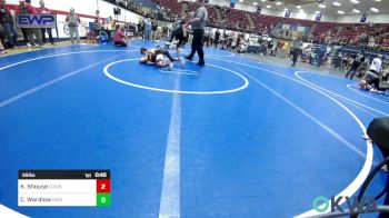 55 lbs Semifinal - Kasen Shouse, Cowboy Wrestling vs Clayton Wardlow, Heat