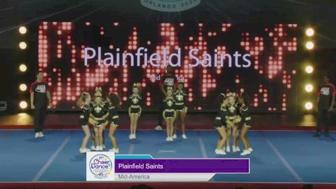 Mid-America - Plainfield Saints [2024 Chicagoland Pop Warner Show Cheer 2 Pee Wee Medium Monday] 2024 Pop Warner National Cheer & Dance Championship