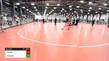 138 lbs Consolation - Luke Bender, DE vs Lucas Kapusta, PA