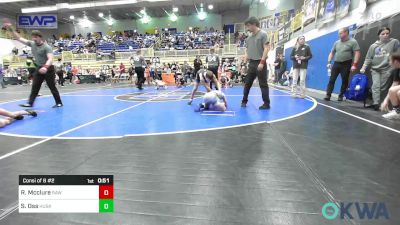 73 lbs Consi Of 8 #2 - Riley Mcclure, Raw Wrestling Club vs Sutter Oss, Husky Wrestling Club