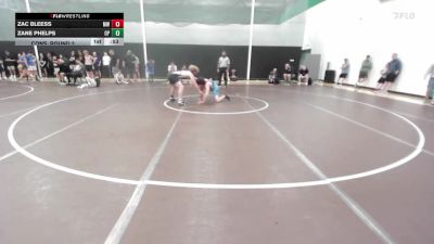 138 lbs Cons. Round 2 - Zac Bleess, Mo West vs Zane Phelps, Oak Park