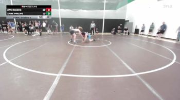 138 lbs Cons. Round 2 - Zac Bleess, Mo West vs Zane Phelps, Oak Park