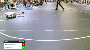 70 lbs Quarterfinal - Miles Middaugh, Manu WC vs Beau Flynn, Champions WC