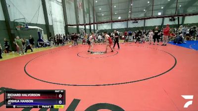 150 lbs Champ. Round 2 - Richard Halvorson, CA vs Joshua Hanson, WA