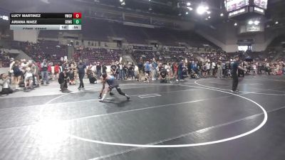 87.2-90 lbs Cons. Semis - Ariana Maez, SLV Elite Wrestling Club vs Lucy Martinez, Victory Wrestling Club - VTC