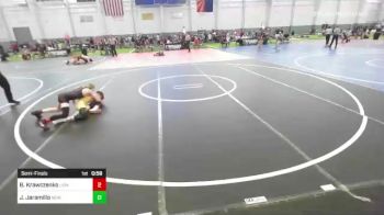 102 lbs Semifinal - Ben Krawczenko, Lions WC vs Joshua Jaramillo, New Mexico Bad Boyz