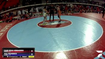 120 lbs Quarters & Wb (16 Team) - Zane Dean-Verdadero, HAWAII 2 vs Max Fransisco, Alaska 1