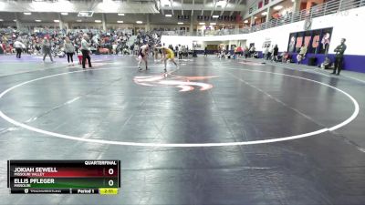 174 lbs Quarterfinal - Jokiah Sewell, Missouri Valley vs Ellis Pfleger, Missouri