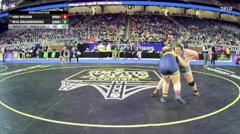 Girls-235 lbs Cons. Round 1 - Mya Brandenburg, Allen Park H.s. Girls vs Ash Wilson, Shepherd Hs Girls