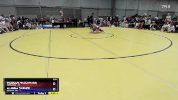 120 lbs Quarterfinals (8 Team) - Morgan Maschmann, Nebraska vs Alanna Garner, Georgia Red