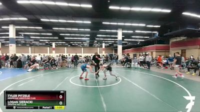 115 lbs Round 3 - Logan Sieracki, Spartan Mat Club vs Tyler Pitzele, Grapevine Wrestling Club