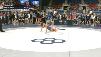 115 lbs Cons. Rd Of 32 - Luna Elmer, Illinois vs Harley Eidens, New York