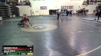 132 lbs Placement - Nolan Hinkle, Mcadory vs Matthew Hollis, Huntsville