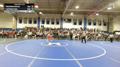 113 lbs Round Of 16 - Brayden Boccia, Milford vs Antonio Rios, Methuen