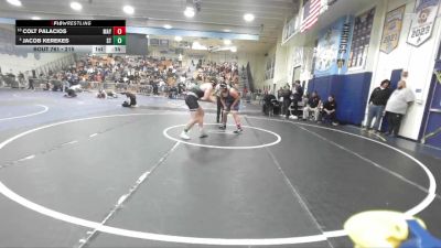 215 lbs Cons. Round 4 - Jacob Kerekes, South Torrance vs Colt Palacios, Mayfair