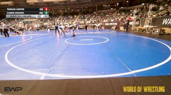 160 lbs Consi Of 16 #2 - Taegan Austin, Sperry Wrestling Club vs Casen Sparks, Ankeny Wrestling Club